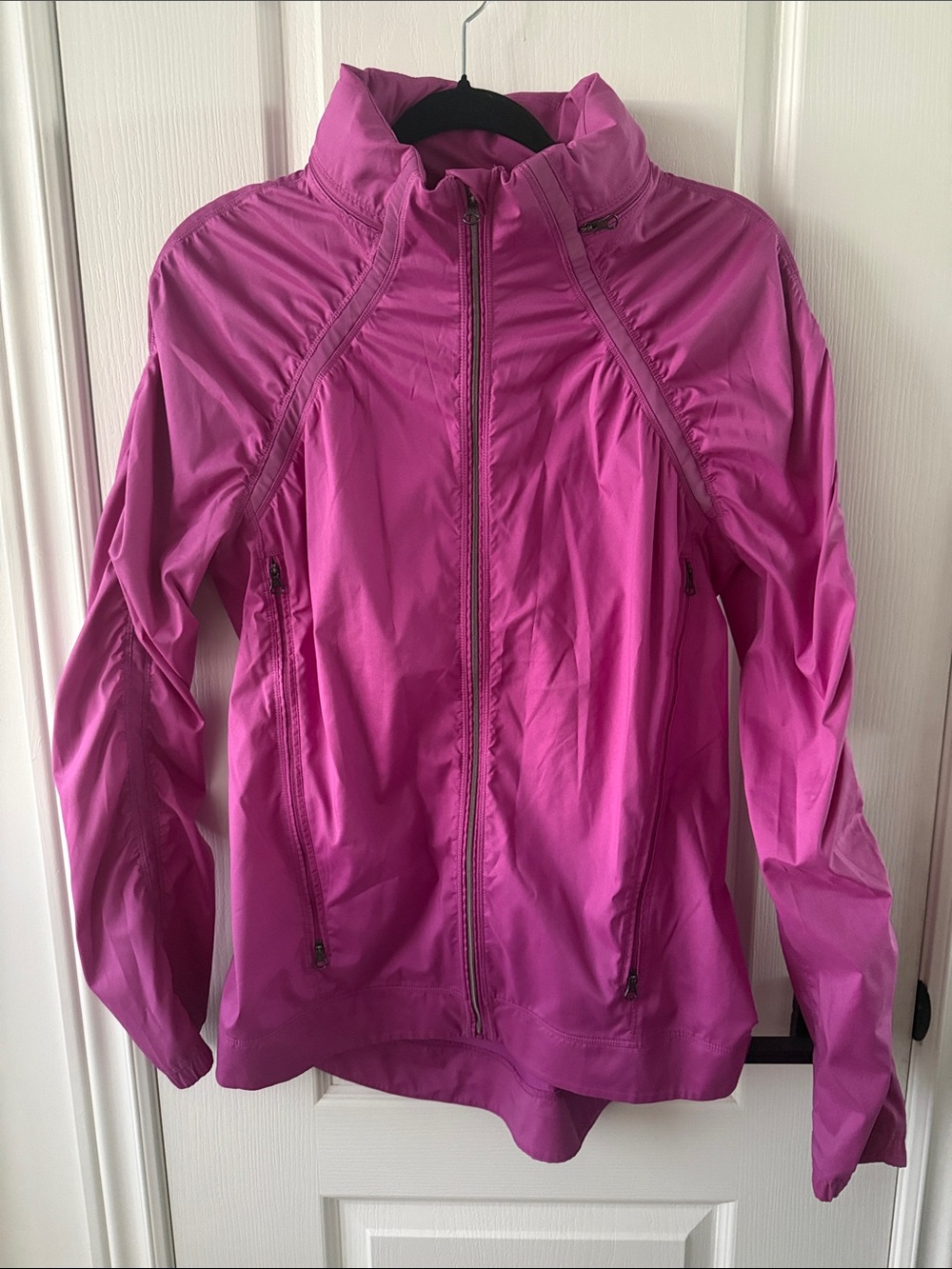 Lululemon Fuscia Lightweight Active Zip-Up Jacket